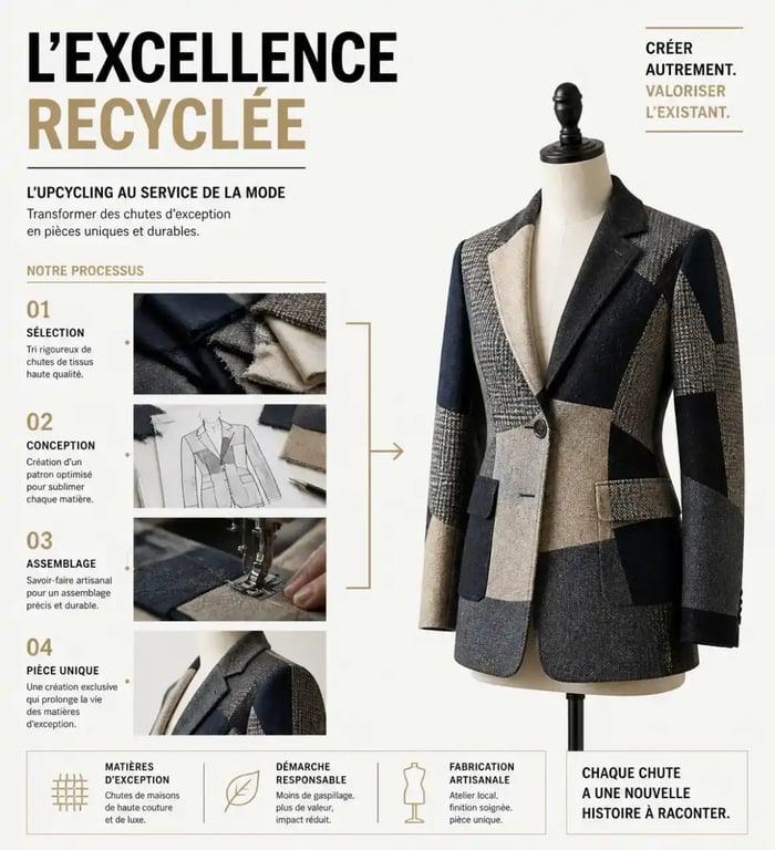 Processus d'upcycling de stocks dormants pour une marque aesthetic
