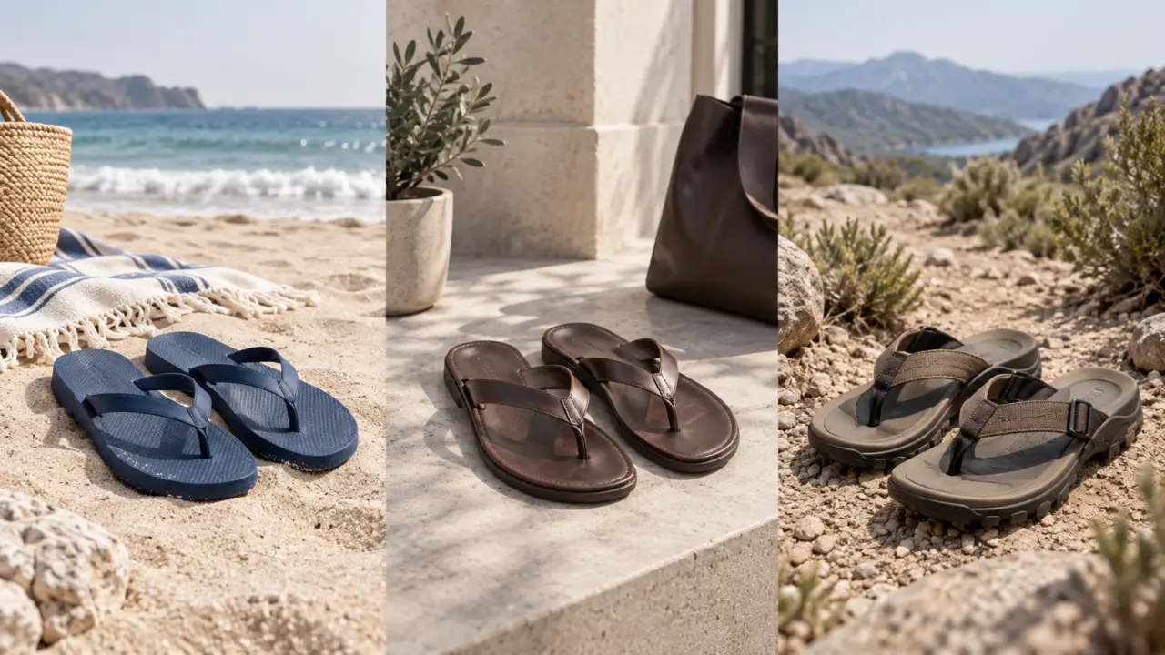 Quelle marque de tongs choisir ? Plage, ville ou marche, les critères qui changent tout