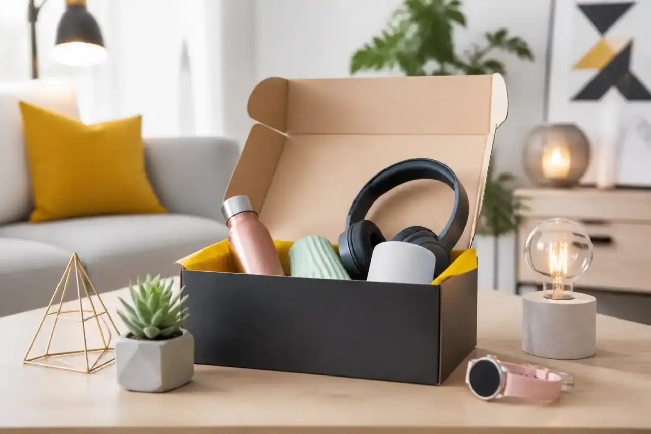Déballage d'une box design colorée et pleine de surprises