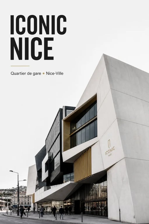 Le iconic shopping mall Iconic à Nice près de la gare Nice-Ville