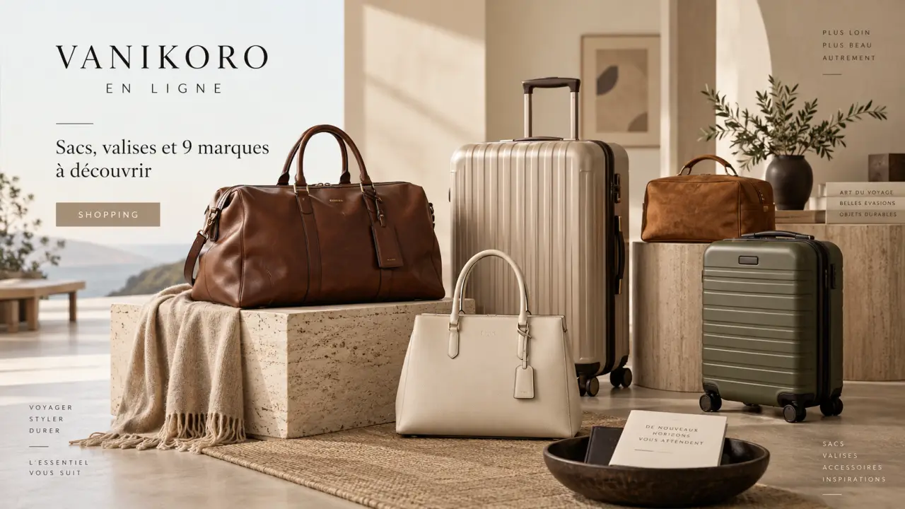 Vanikoro en ligne : sacs, valises et 9 marques à découvrir