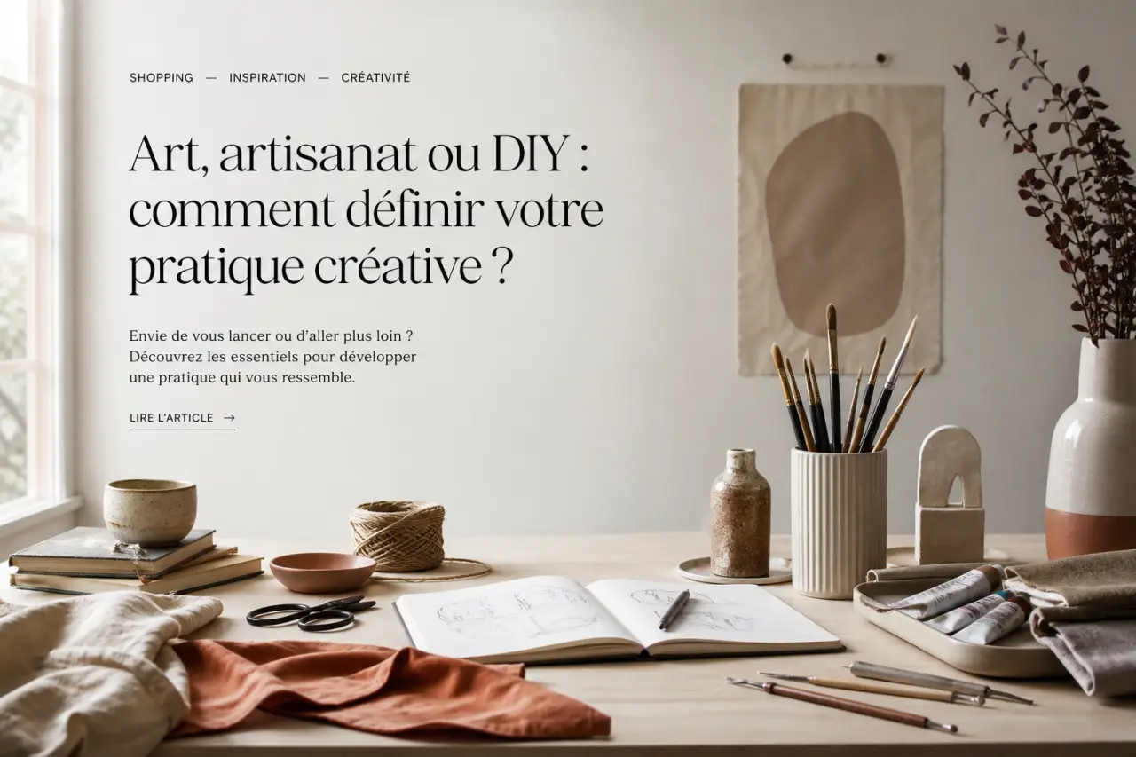 Art, artisanat ou DIY : comment définir votre pratique créative ?